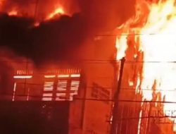 Kebakaran Melanda Ruko dan Kios di Binjai Selatan, Kerugian Diperkirakan Capai Rp100 Juta
