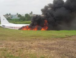 Kebakaran Pesawat di Aminggaru, Proses Evakuasi Berjalan Lancar